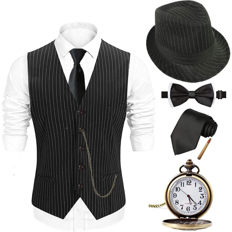 Halloween 1920s Mens Costume 2 - Men'S Kimono Accessories ulasan dan harga