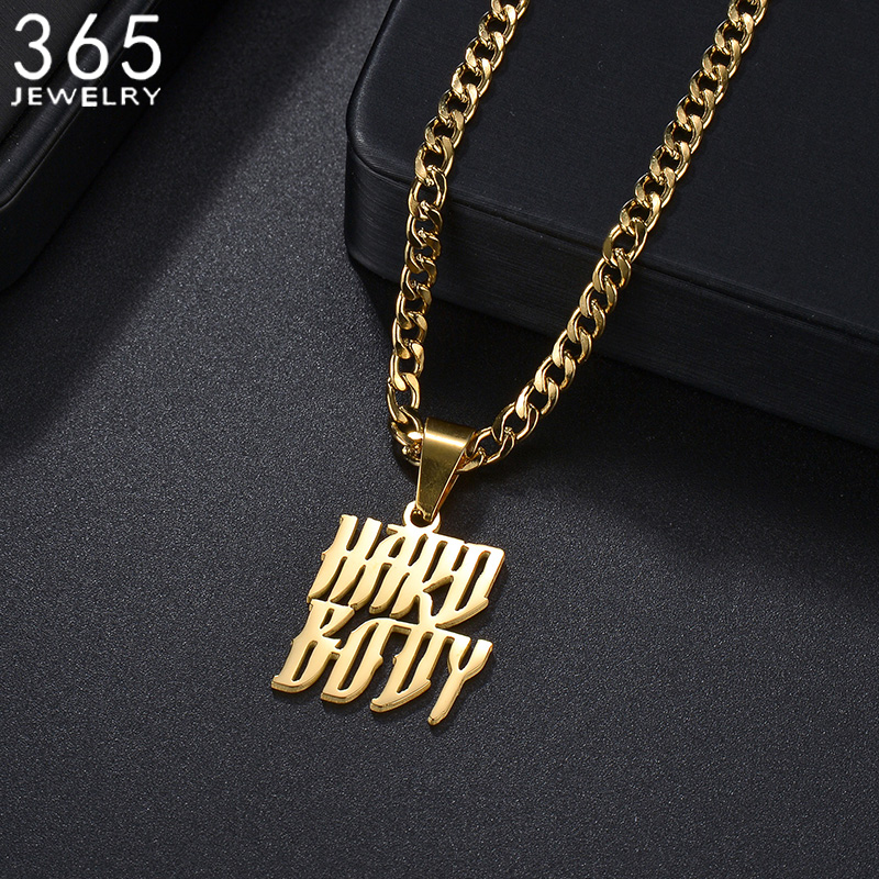 Custom 2 Rows Names Necklace C - Men'S Accessories Types ulasan dan harga