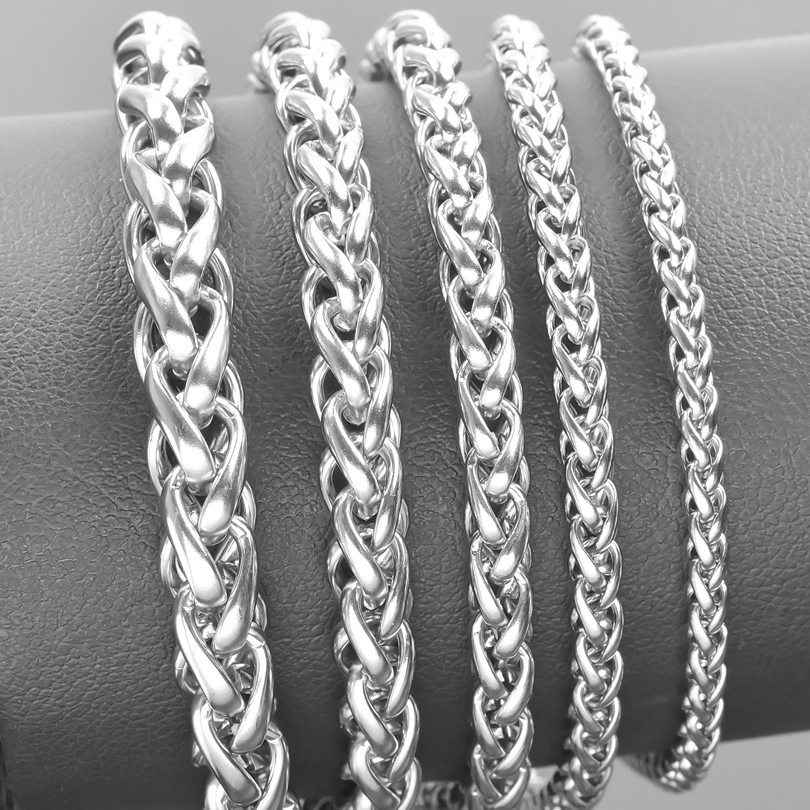 Width 3/4/5/6/7mm Stainless St - Men Accessories Neck Chain ulasan dan harga