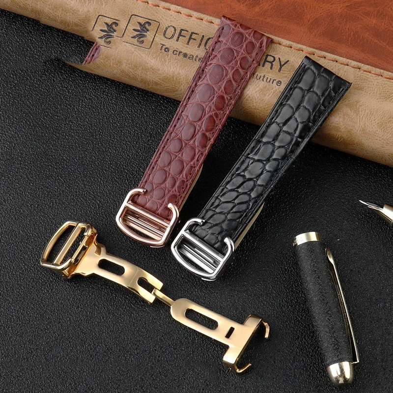 Crocodile Watchband 16 18 20 2 - Men'S Accessories London ulasan dan harga