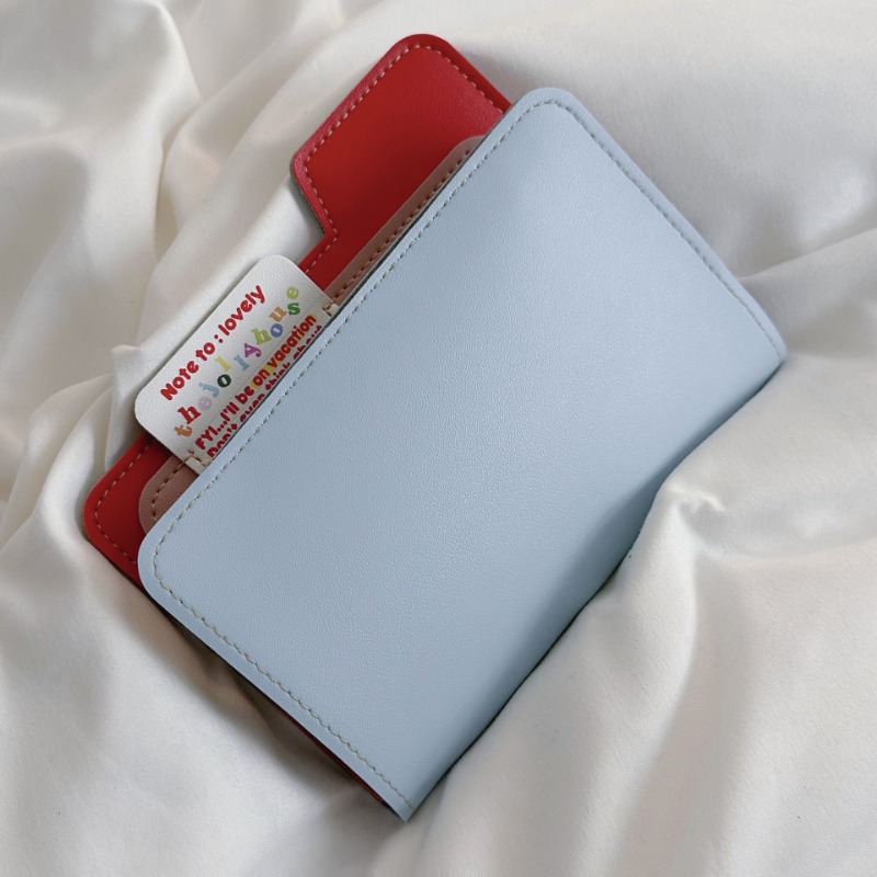 Ins Color Block Passport Holde - Travel Organizer Men ulasan dan harga