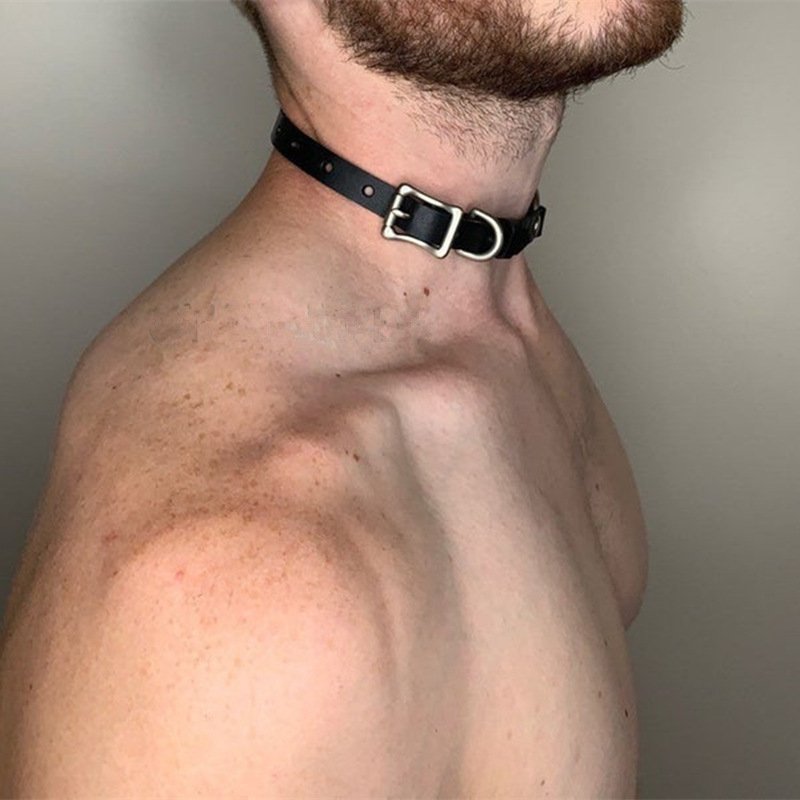 Fetish Man Harness Chain Colla - Men Accessories Neck Chain ulasan dan harga