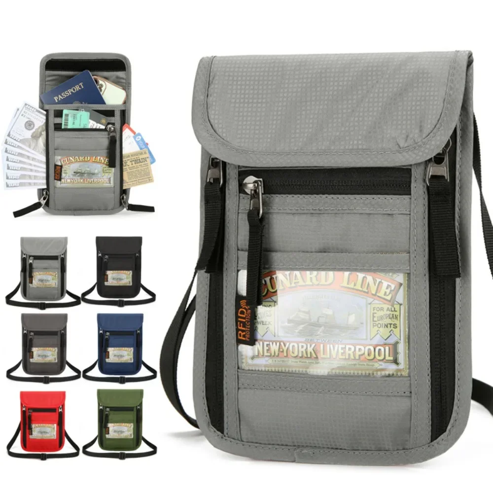 RF ID Blocking Travel Neck Wal - Travel Organizer Men ulasan dan harga
