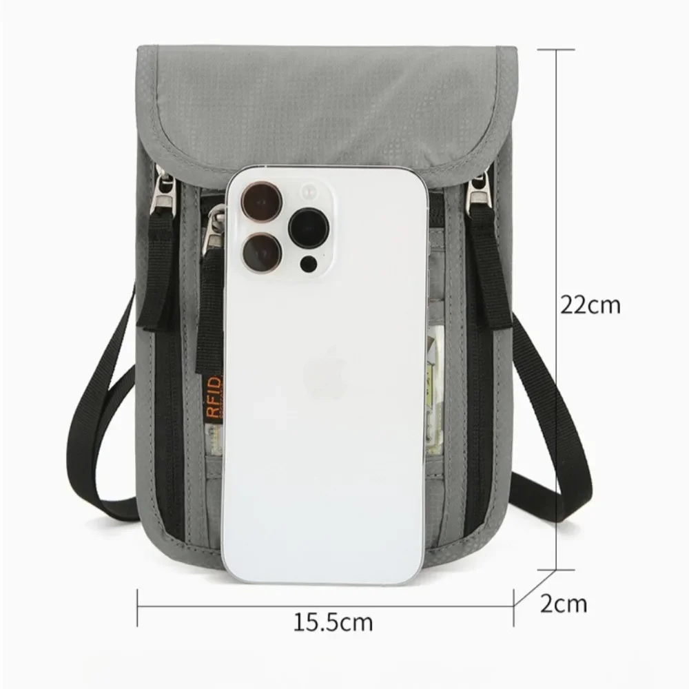RF ID Blocking Travel Neck Wal - Travel Organizer Men ulasan dan harga