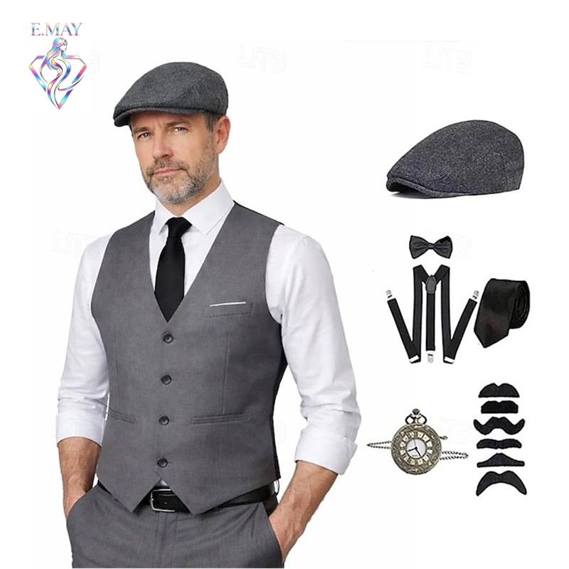 plus size Men 1920s Roaring Ga - Men'S Accessories In The 1920S ulasan dan harga