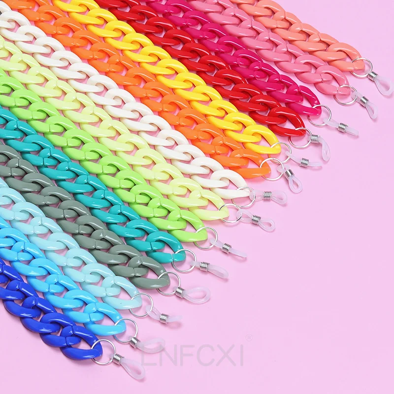 JNPCXI Fashion Acrylic Sunglas - Men Accessories Neck Chain ulasan dan harga