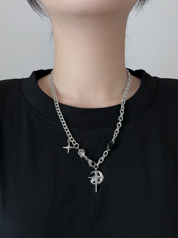2023 Korean Fashion Goth Punk  - Men Accessories Neck Chain ulasan dan harga