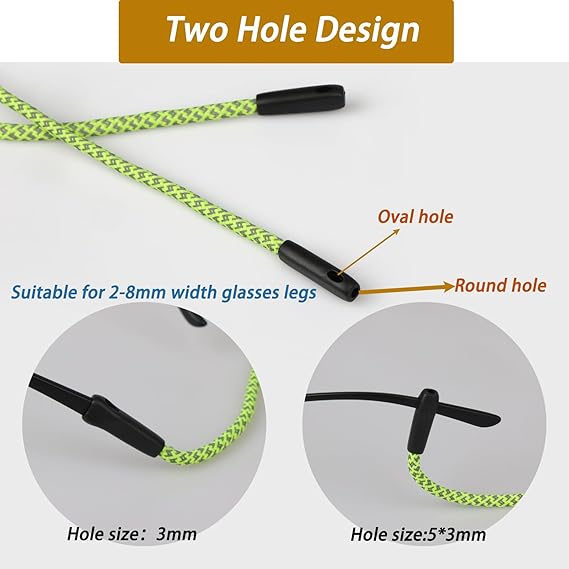 2 PCS Glasses Strap, Reflectiv - Men Accessories Neck Chain ulasan dan harga