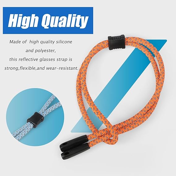 2 PCS Glasses Strap, Reflectiv - Men Accessories Neck Chain ulasan dan harga