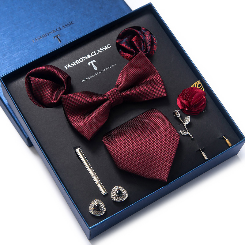 Holiday Present Tie Handkerchi - Neck Tie Set Box ulasan dan harga