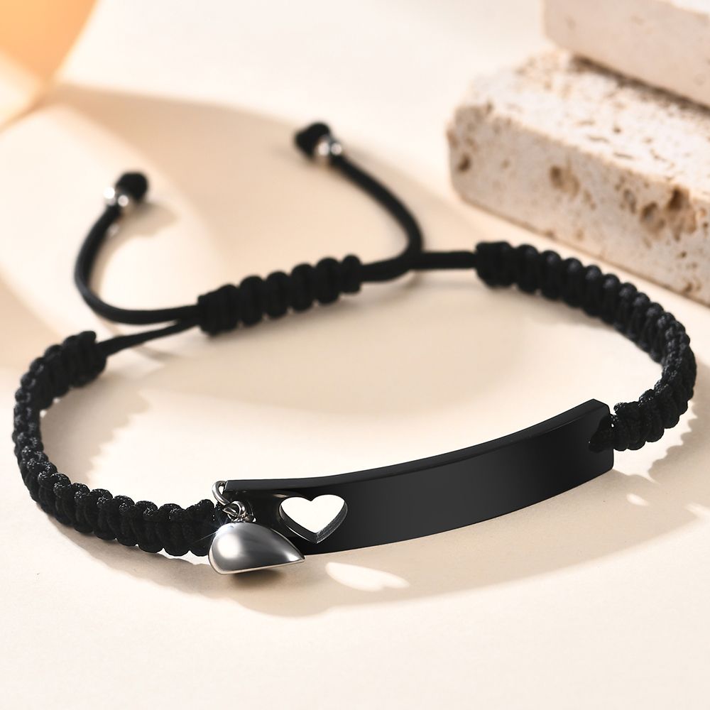 Custom Stainless Steel Couple  - Men Accessories All ulasan dan harga