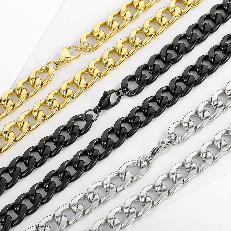 HNSP 316L Stainless Steel Cuba - Men Accessories Neck Chain ulasan dan harga