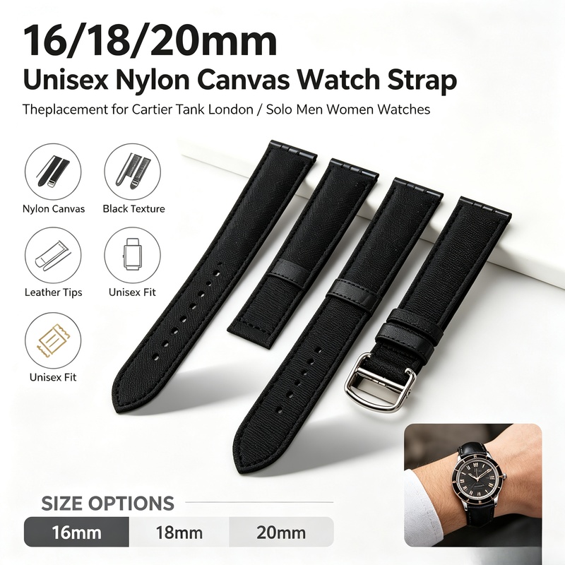 16/18/20mm Unisex Soft Nylon C - Men'S Accessories London ulasan dan harga